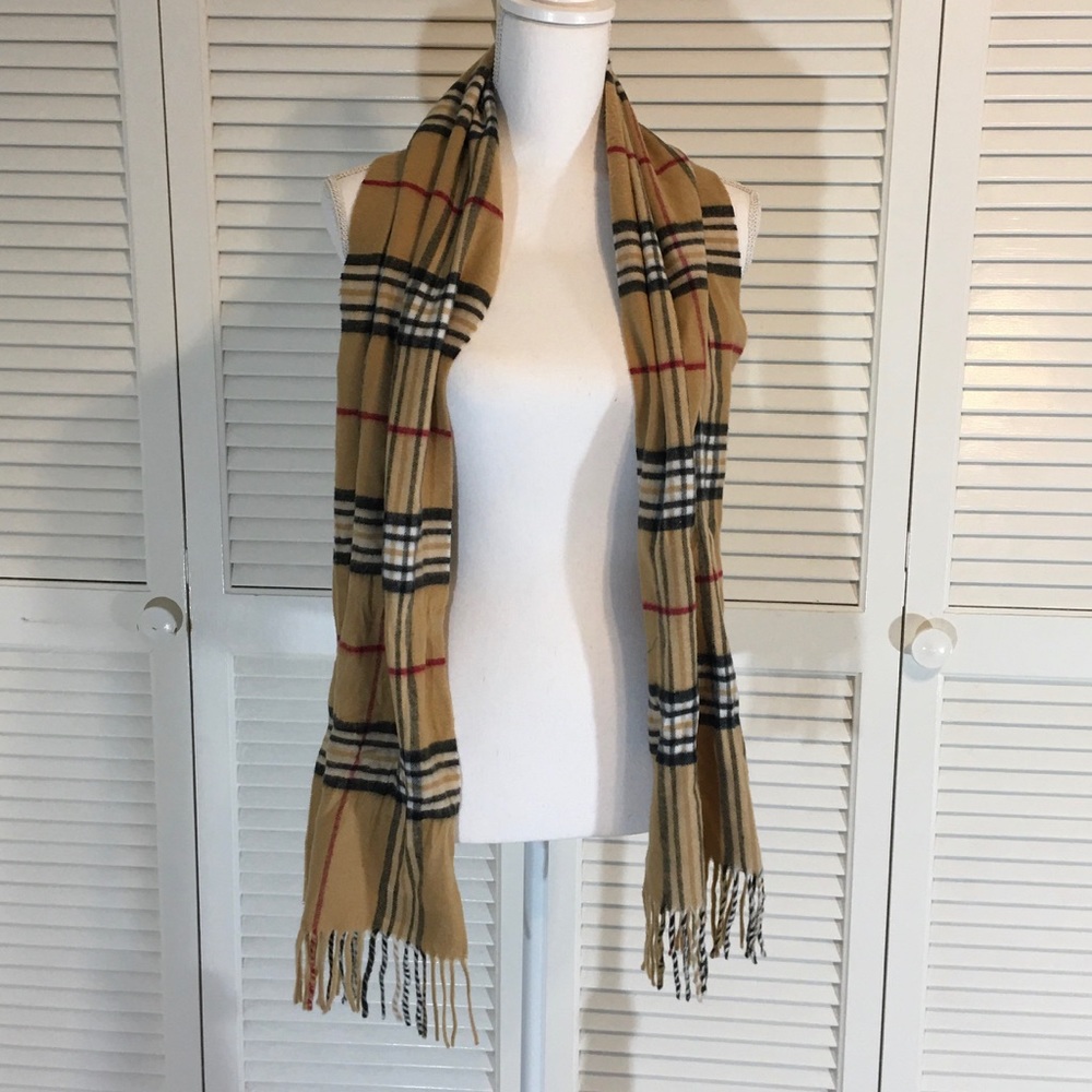 Cashmink V. Fraas Made in Germany Plaid Scarf
